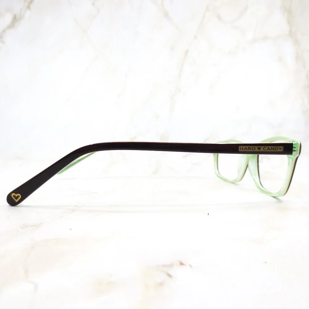 Hard Candy Eyeglasses Frame HC16 Women's Black Full Rim Rectangular 51-15-140